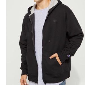 Black champion hoodie